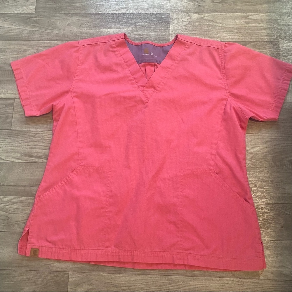 Carhartt Rip Stop Scrub Top XL Pink